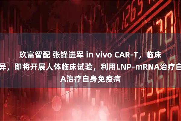 玖富智配 张锋进军 in vivo CAR-T，临床前数据优异，即将开展人体临床试验，利用LNP-mRNA治疗自身免疫病