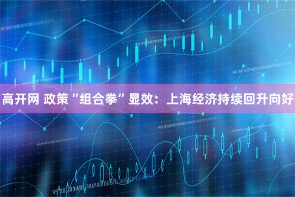 高开网 政策“组合拳”显效：上海经济持续回升向好